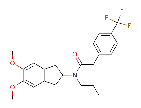 <i>N</i>-(5,6-dimethoxy-indan-2-yl)-<i>N</i>-propyl-2-(4-trifluoromethyl-phenyl)-acetamide