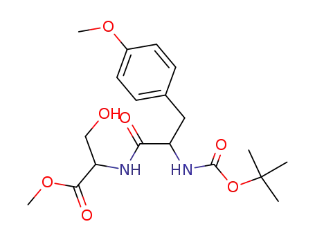 Molecular Structure of 60008-09-5 (L-Serine, N-[N-[(1,1-dimethylethoxy)carbonyl]-O-methyl-L-tyrosyl]-,
methyl ester)