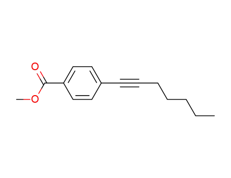 Benzoic acid, 4-(1-heptynyl)-, methyl ester