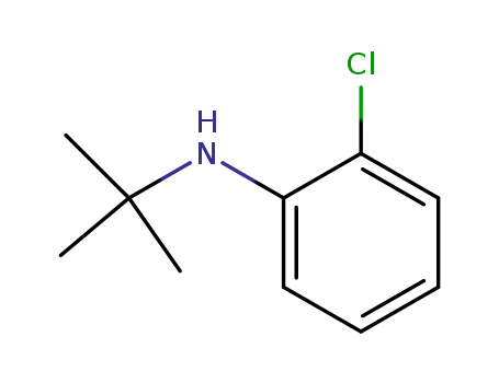 Molecular Structure of 939-36-6 (tert-butyl-(2-chloro-phenyl)-amine)