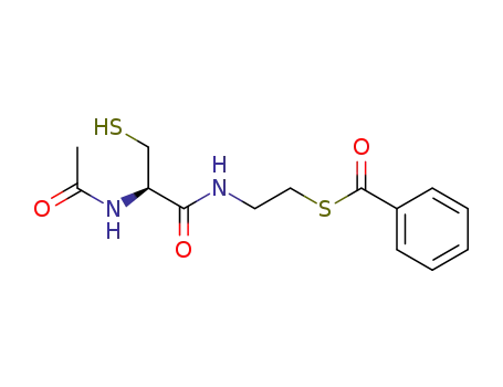 Benzenecarbothioic acid,
S-[2-[[(2R)-2-(acetylamino)-3-mercapto-1-oxopropyl]amino]ethyl] ester