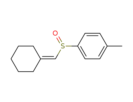 1-(Cyclohexylidenemethanesulfinyl)-4-methylbenzene