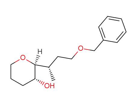 (2S,3R)-2-((S)-3-Benzyloxy-1-methyl-propyl)-tetrahydro-pyran-3-ol