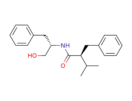 Molecular Structure of 117037-21-5 ((S)-2-Benzyl-N-((S)-1-hydroxymethyl-2-phenyl-ethyl)-3-methyl-butyramide)