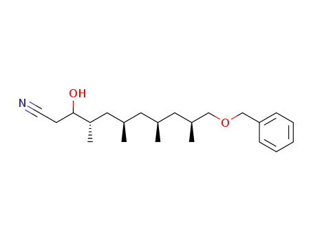 (4S,6R,8S,10S)-11-Benzyloxy-3-hydroxy-4,6,8,10-tetramethyl-undecanenitrile