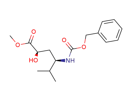 methyl (2R,4R)-4-<(benzyloxycarbonyl)amino>-2-hydroxy-5-methylhexanoate