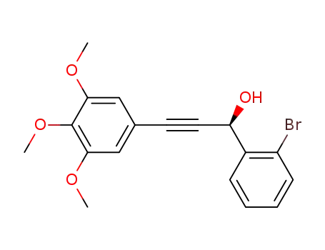 (S)-1-(2-bromophenyl)-3-(3,4,5-trimethoxyphenyl)prop-2-yn-1-ol