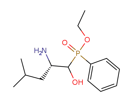 ((S)-2-Amino-1-hydroxy-4-methyl-pentyl)-phenyl-phosphinic acid ethyl ester