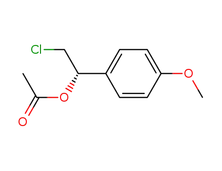(S)-1-chloro-2-acetoxy-2-(p-methoxyphenyl)ethane