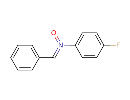 Molecular Structure of 94664-77-4 ((Z)-N-(4-fluorophenyl)-1-phenylmethanimine oxide)