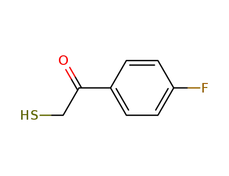 Molecular Structure of 181931-42-0 (1-(4-fluorophenyl)-2-mercaptoethanone)