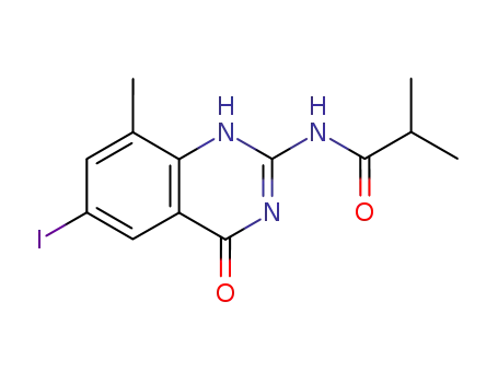 Propanamide,
N-(1,4-dihydro-6-iodo-8-methyl-4-oxo-2-quinazolinyl)-2-methyl-