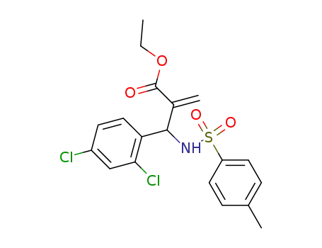 2-[(2,4-dichloro-phenyl)-(toluene-4-sulfonylamino)-methyl]-acrylic acid ethyl ester