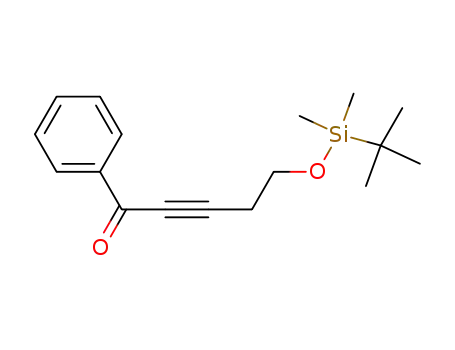 2-Pentyn-1-one, 5-[[(1,1-dimethylethyl)dimethylsilyl]oxy]-1-phenyl-