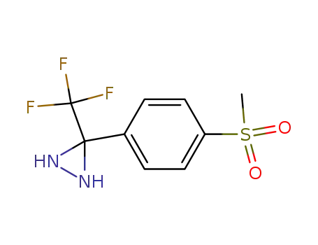 3-(trifluoromethyl)-3-(4-(methylsulfonyl)phenyl)diaziridine