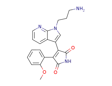 3-[1-(3-aminopropyl)-1H-pyrrolo[2,3-b]pyridin-3-yl]-4-(2-methoxyphenyl)-1H-pyrrole-2,5-dione
