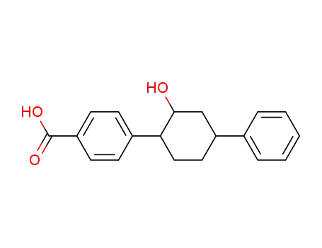 Benzoic acid, 4-(2-hydroxy-4-phenylcyclohexyl)-