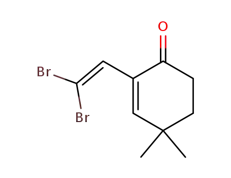 2-(2,2-dibromovinyl)-4,4-dimethylcyclohex-2-enone