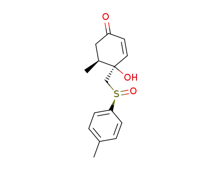 (4S,5S)-4-Hydroxy-5-methyl-4-[[(R)-(4-methylphenyl)sulfinyl]methyl]-2-cyclohexen-1-one