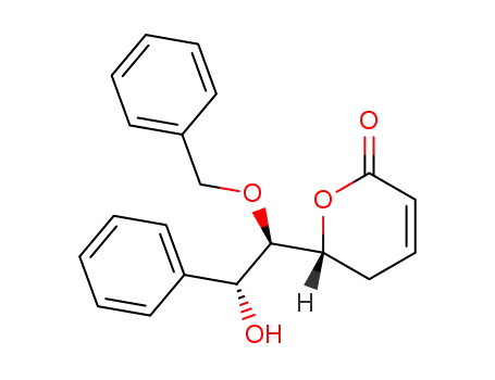 (R)-6-((1R,2R)-1-Benzyloxy-2-hydroxy-2-phenyl-ethyl)-5,6-dihydro-pyran-2-one