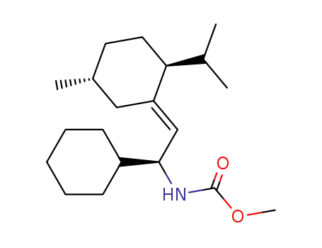 {(S)-1-Cyclohexyl-2-[(2S,5R)-2-isopropyl-5-methyl-cyclohex-(E)-ylidene]-ethyl}-carbamic acid methyl ester