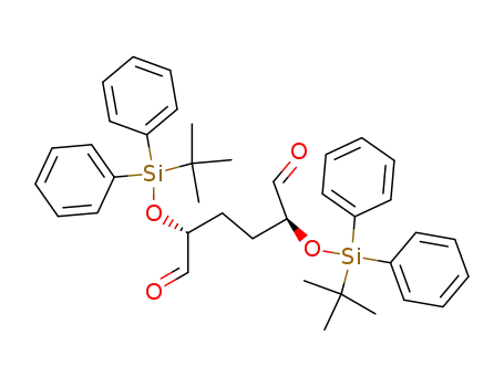 meso-(2R,5S)-2,5-bis(tert-butyldiphenylsilyloxy)hexane-1,6-dial