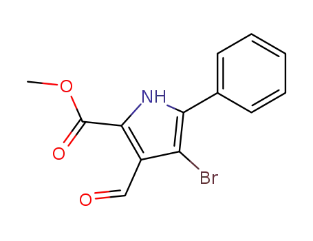 4-Bromo-3-formyl-5-phenyl-1H-pyrrole-2-carboxylic acid methyl ester