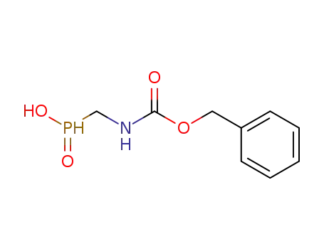 Molecular Structure of 131066-43-8 (Carbamic acid, [(hydroxyphosphinyl)methyl]-, phenylmethyl ester)