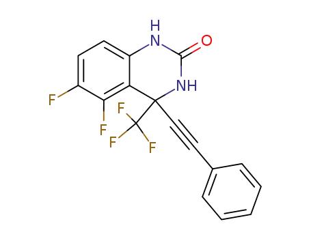 5,6-difluoro-4-(phenylethynyl)-4-(trifluoromethyl)-3,4-dihydroquinazolin-2(1H)-one