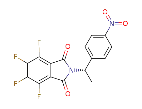 1H-Isoindole-1,3(2H)-dione,
4,5,6,7-tetrafluoro-2-[1-(4-nitrophenyl)ethyl]-, (S)-