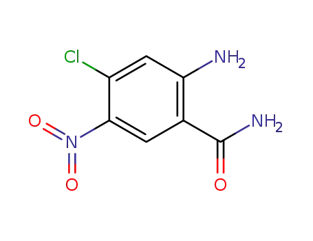 Molecular Structure of 252232-80-7 (2-amino-4-chloro-5-nitrobenzamide)