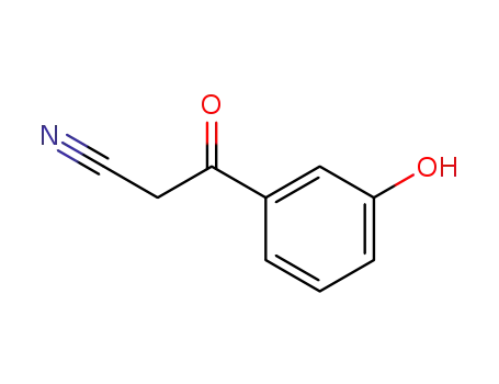 Molecular Structure of 887595-04-2 (3-(3-HYDROXY-PHENYL)-3-OXO-PROPIONITRILE)