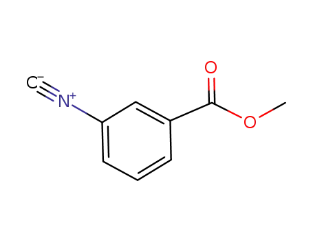 Molecular Structure of 198476-30-1 (Benzoic acid, 3-isocyano-, methyl ester (9CI))