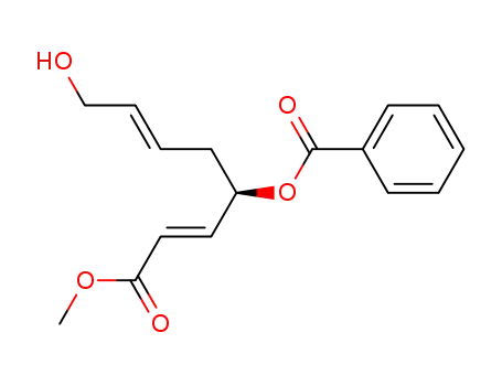 Benzoic acid (E)-(R)-5-hydroxy-1-((E)-2-methoxycarbonyl-vinyl)-pent-3-enyl ester