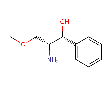 Molecular Structure of 51594-35-5 ((1R,2R)-2-amino-3-methoxy-1-phenylpropan-1-ol)