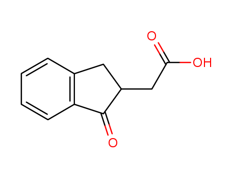 (1-Oxo-2,3-dihydro-1H-inden-2-yl)acetic acid
