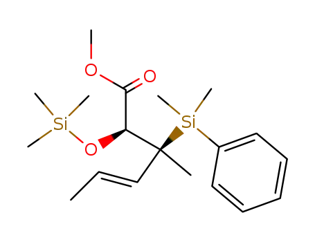 (E)-(2S,3S)-3-(dimethyl-phenyl-silanyl)-3-methyl-2-trimethyulsilanyloxy-hex-4-enoic acid methyl ester