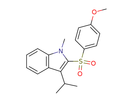 1H-Indole, 2-[(4-methoxyphenyl)sulfonyl]-1-methyl-3-(1-methylethyl)-