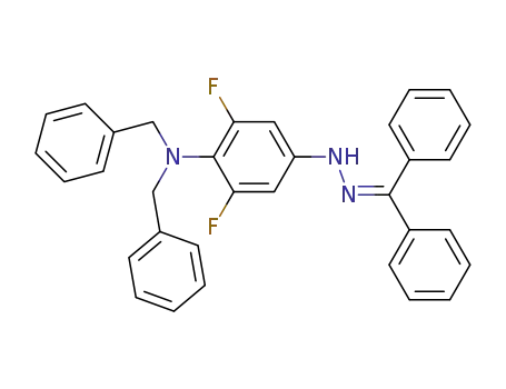 [4-(<i>N</i>'-benzhydrylidene-hydrazino)-2,6-difluoro-phenyl]-dibenzyl-amine