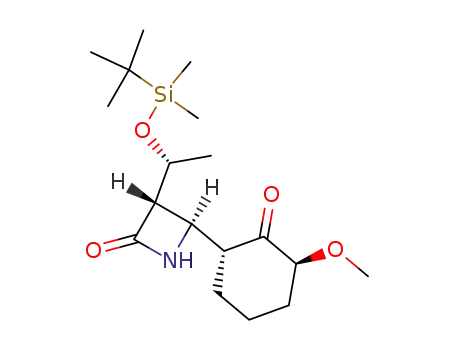 3-[1-[Tert-butyl(dimethyl)silyl]oxyethyl]-4-(3-methoxy-2-oxocyclohexyl)azetidin-2-one