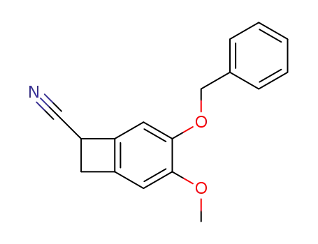 Bicyclo[4.2.0]octa-1,3,5-triene-7-carbonitrile,
3-methoxy-4-(phenylmethoxy)-