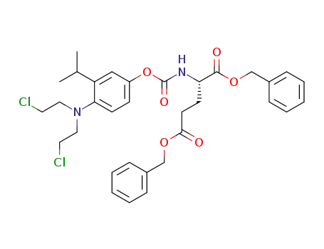 (S)-2-{4-[Bis-(2-chloro-ethyl)-amino]-3-isopropyl-phenoxycarbonylamino}-pentanedioic acid dibenzyl ester