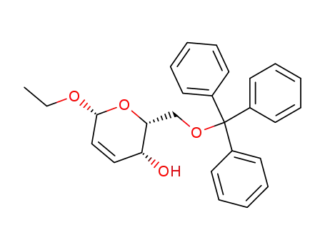 ethyl-6-O-trityl-2,3-dideoxy-β-D-threo-hex-2-enopyranoside