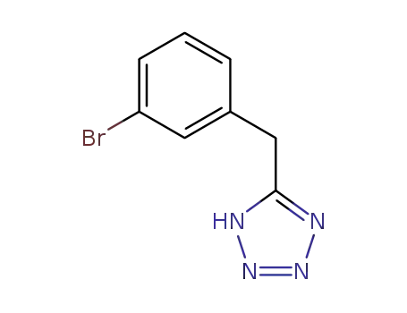 Molecular Structure of 885278-46-6 (5-(3-BROMO-BENZYL)-2H-TETRAZOLE)