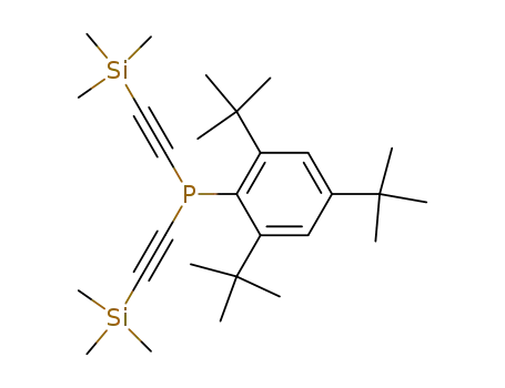 (2,4,6-Tri-tert-butylphenyl)bis[(trimethylsilyl)ethynyl]phosphane