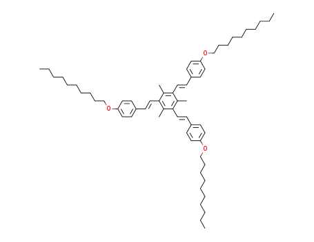 1,3,5-tris[(E)-2-(4-decyloxyphenyl)ethenyl]-2,4,6-trimethylbenzene
