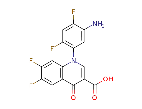 1-(5-amino-2,4-difluorophenyl)-6,7-difluoro-4-oxo-1,4-dihydroquinoline-3-carboxylic acid