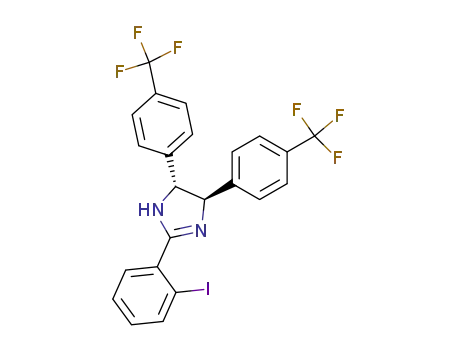 1H-Imidazole,
4,5-dihydro-2-(2-iodophenyl)-4,5-bis[4-(trifluoromethyl)phenyl]-,
(4R,5R)-