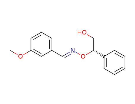 3-methoxybenzaldehyde (E)-O-[(1S)-2-hydroxy-1-phenylethyl]oxime