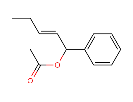 Benzenemethanol, a-(1E)-1-butenyl-, acetate